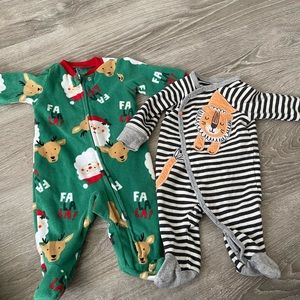 baby sleepers size 3 months pajamas